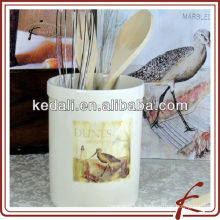 China Factory Wholesale Porcelain Ceramic Tool Utensil Holder